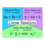 Linear Equations Poster