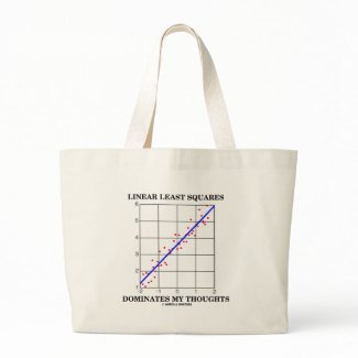 Linear Least Squares Dominates My Thoughts bag