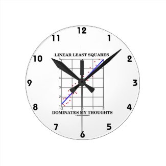 Linear Least Squares Dominates My Thoughts Round Wallclocks