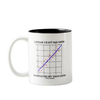 Linear Least Squares Dominates My Thoughts mug