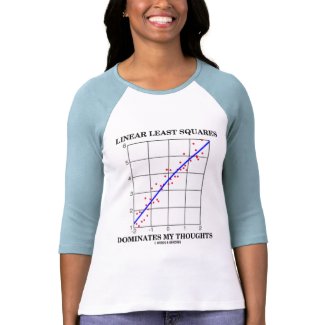 Linear Least Squares Dominates My Thoughts shirt