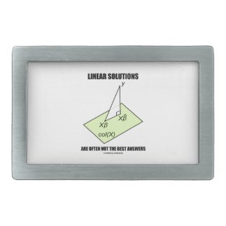 Linear Solutions Are Often Not The Best Answers Rectangular Belt Buckles