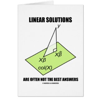 Linear Solutions Are Often Not The Best Answers Cards
