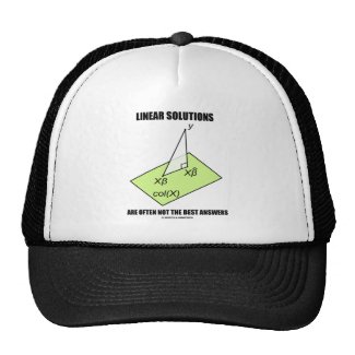 Linear Solutions Are Often Not The Best Answers Trucker Hat