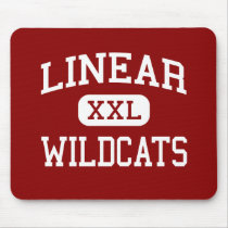 Linear - Wildcats - Middle - Shreveport Louisiana mousepads