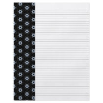 Lined Binder Paper 8.5"x11" Fits Avery Custom Flyer Design