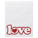 Lined Binder Paper Love 8.5"x11" Fits Avery Custom flyers