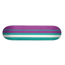 Lined Deck Custom Skateboard