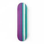 Lined Deck Custom Skateboard