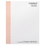 Lined Margin - Autumn Orange Letterhead