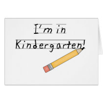 Lined Paper and Pencil Kindergarten cards by school_teacher Lined Paper and Pencil Kindergarten cards