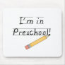Lined Paper and Pencil Preschool Mouse Pads