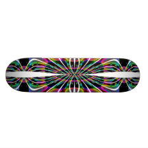 Lined Up Skateboard