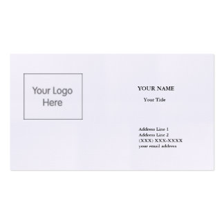 Linen Business Card w/Logo