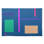 Lines 2 Air Force Blue Placemats