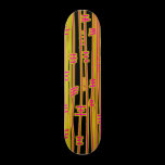 Lines Abstract - 02 - Retro skateboards
