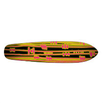 Lines Abstract - 02 - Retro skateboards by artberry Lines Abstract - 02 - Retro skateboards