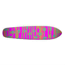 Lines Abstract - Retro skateboards