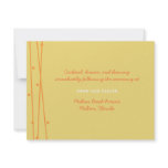 Lines &amp; Dots Wedding Reception Invites