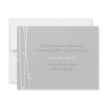 Lines &amp; Dots Wedding Reception Custom Announcements