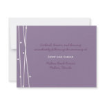 Lines &amp; Dots Wedding Reception Custom Announcement