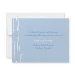 Lines &amp; Dots Wedding Reception Custom Invitation