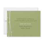 Lines &amp; Dots Wedding Reception Personalized Invitation