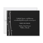 Lines &amp; Dots Wedding Reception Personalized Invite