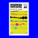 Lines Keeping it Straight postage