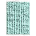 Lines of circles II Greeting Card