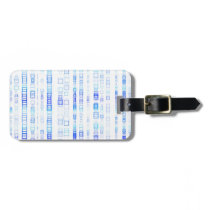 Lines of Squares Tags For Bags