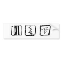 Lines Vines and Trying Times bumper sticker bumper stickers by greggarbofans Lines Vines and Trying Times bumper sticker bumper stickers