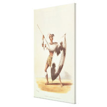 Lingap, a Matabili Warrior Stretched Canvas Prints