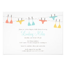 Lingerie Bridal Shower Invitation