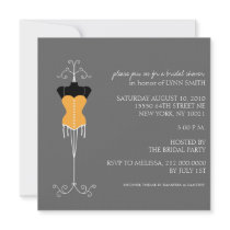 Lingerie Bridal Shower Invitations
