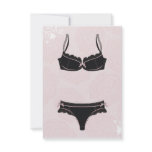 Lingerie invitations