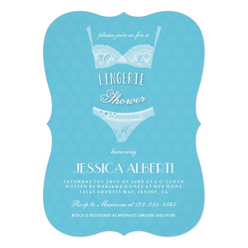 Lingerie Shower Bridal Shower Invitation Template