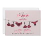 Lingerie Shower Flat Invitation