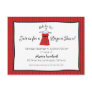 Lingerie Shower Invitation Postcards