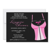Lingerie Shower Invitations