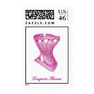 Lingerie Shower Postage Stamps