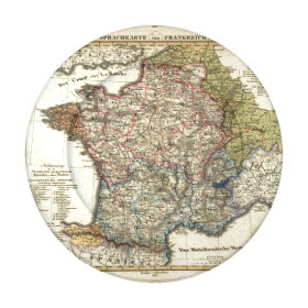 Linguistic map of France Pack Of Small Button Covers