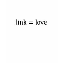 "link = love" tank t-shirts