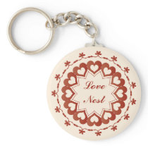 Linked by Love Keychain