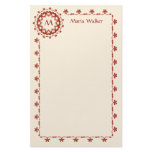Linked by Love Stationery with Intricate Border