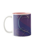 Linked Hearts by Fran Hogan ceramic mug