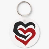 Linked Hearts keychains