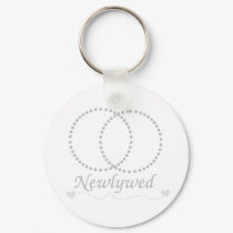 Linked Rings Newlywed keychains
