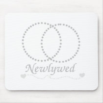 Linked Rings Newlywed mousepads