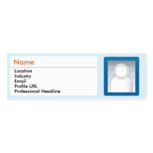 LinkedIn - Skinny Business Card
